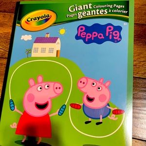 New Giant Peppa Pig Crayola Coloring Pages